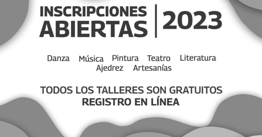 Invitan a inscribirse en talleres del IRCA