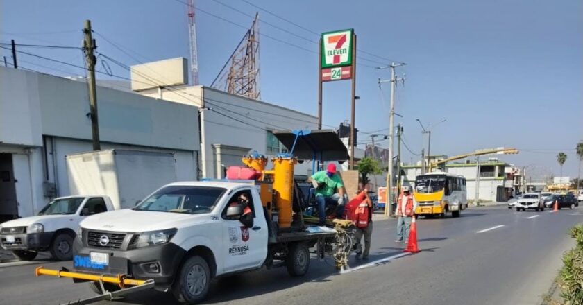 Rehabilitó Gobierno de Reynosa semáforos y vialidades