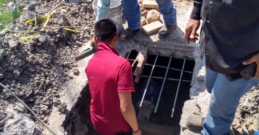 Reparó COMAPA caja de Válvulas en Módulo 2000 Rancho Grande