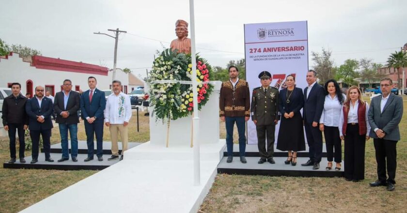 Presidió Carlos Peña Ortiz festejos del 274 Aniversario de la Fundación de Reynosa