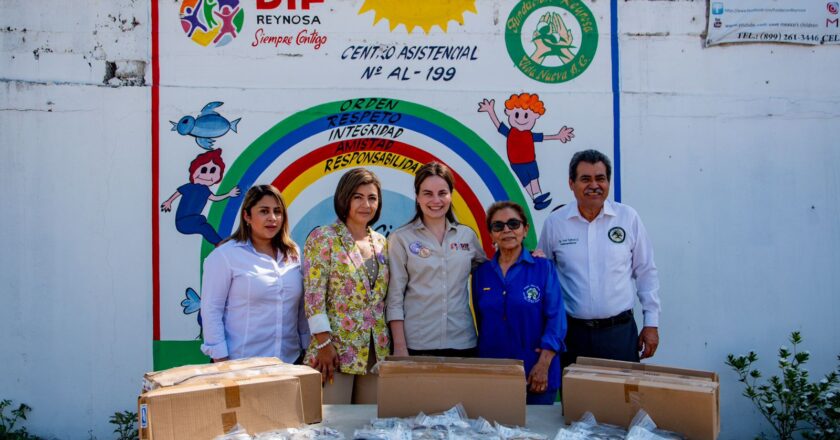 Recibió DIF Reynosa donación de lentes