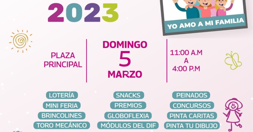 Invita DIF Reynosa a disfrutar de evento en familia