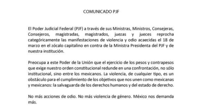 Lamentan ministros política de odio y violencia