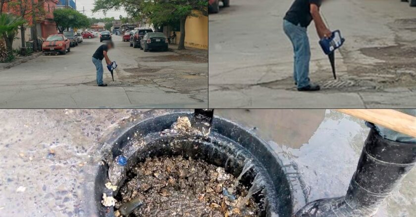 Alcantarillas no son para arrojar grasas