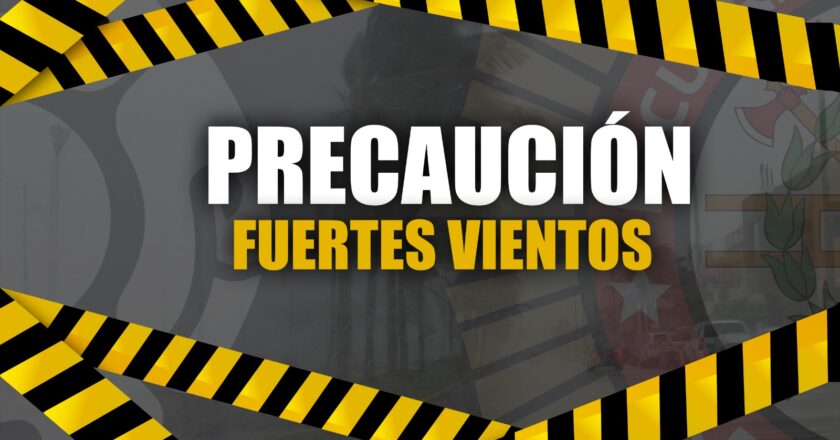 Recomienda PCyB precaución por fuertes vientos