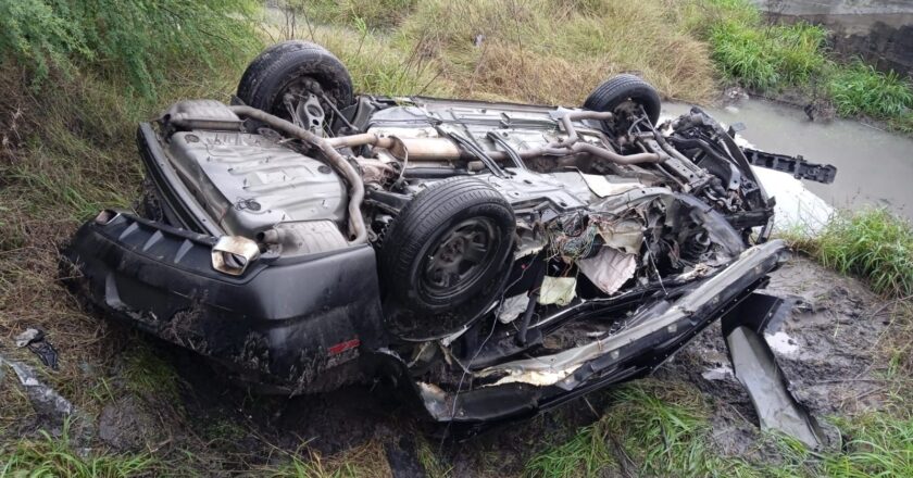 Atendió GE volcadura de tráiler en carretera Reynosa-San Fernando