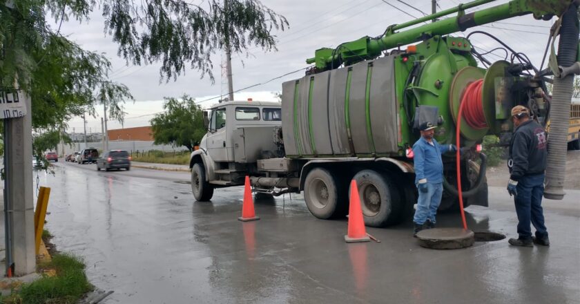 Limpieza de pozos y colectores en Las Cumbres