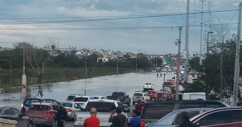 Chaparrón causó encharcamientos