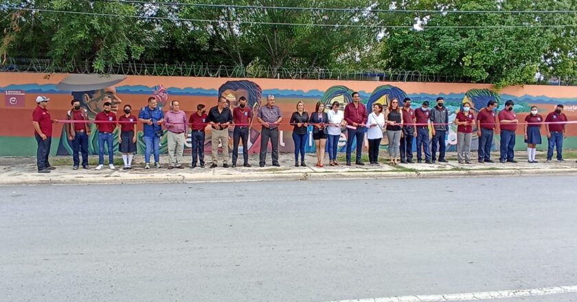 Inauguran mural sobre procastinación