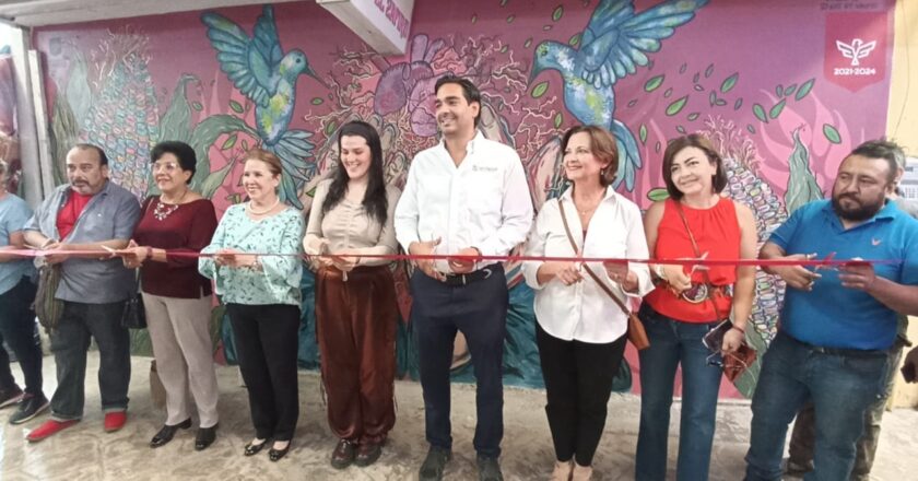 Inauguró Alcalde dos murales más