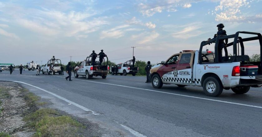 Fuerzas de seguridad liberaron bloqueos en Matamoros