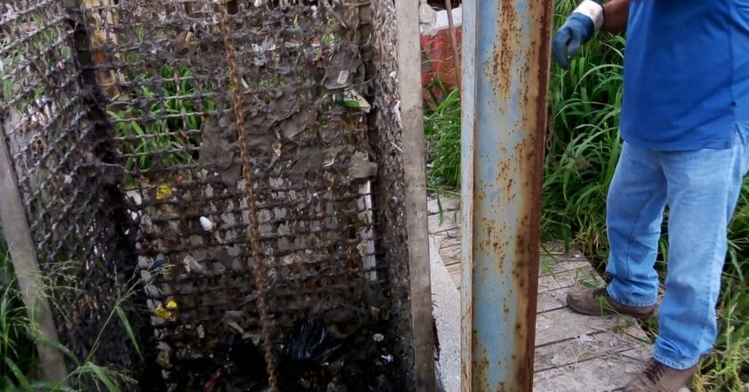 Limpieza de canastillas de EBAR mejora servicios de agua y drenaje