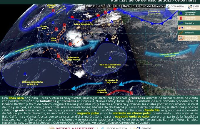 Continuará inestabilidad climática en Tamaulipas