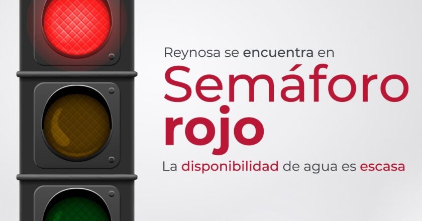 Continúa Reynosa en Semáforo Rojo por escasez de agua