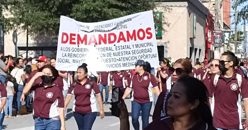 Desairado desfile obrero