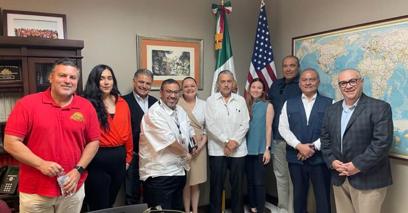 Consulado de México en Bronsville coordina trabajos para reunión binacional de Cámaras