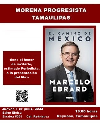 Presentarán libro de Marcelo Ebrard