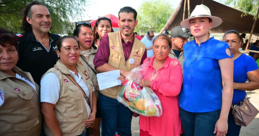 Arranca SEBIEN entrega de apoyos alimentarios en Reynosa