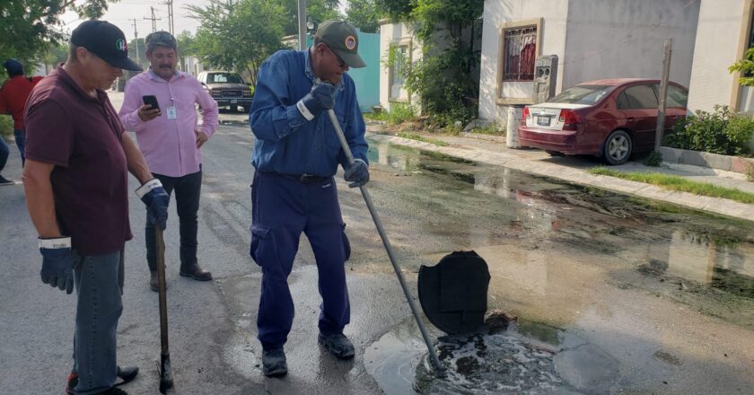 Solucionó COMAPA fugas de agua residual en Las Pirámides