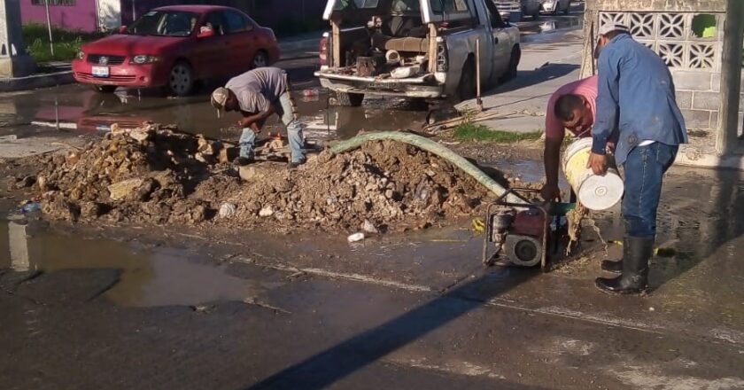 Mejora COMAPA suministro de agua en colonia Presa la Laguna