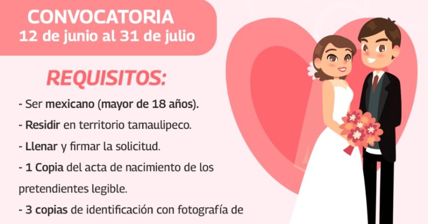 Realiza DIF Reynosa Campaña de Matrimonios Colectivos 2023