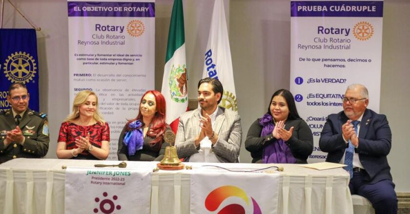 Reconoció Alcalde trabajo del Club Rotario Reynosa Industrial