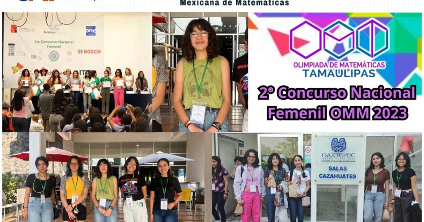 Alumna de la UAT obtiene medalla de oro en Concurso Nacional de la Olimpiada Mexicana de Matemáticas