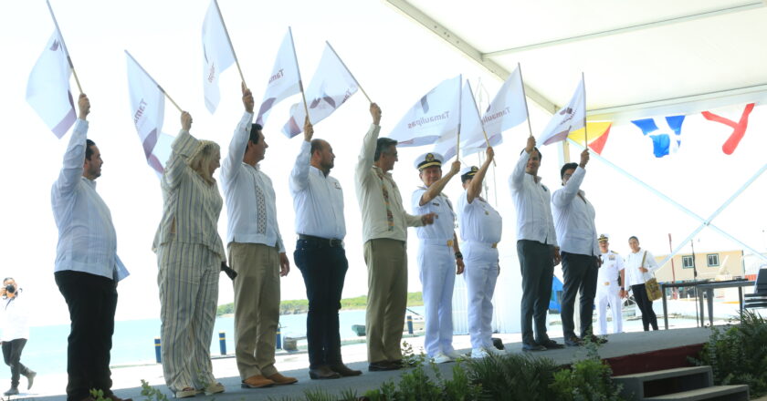 Arranca dragado del canal de navegación del Puerto del Norte de Tamaulipas