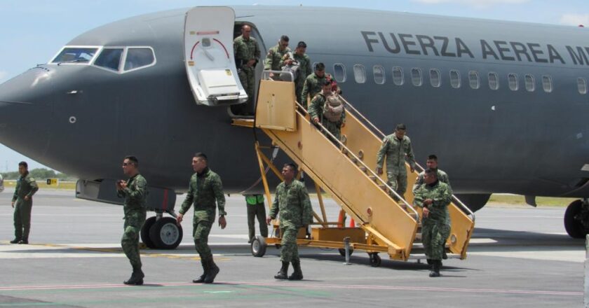 Arribaron 100 elementos del Ejército Mexicano para reforzar la seguridad en Tamaulipas