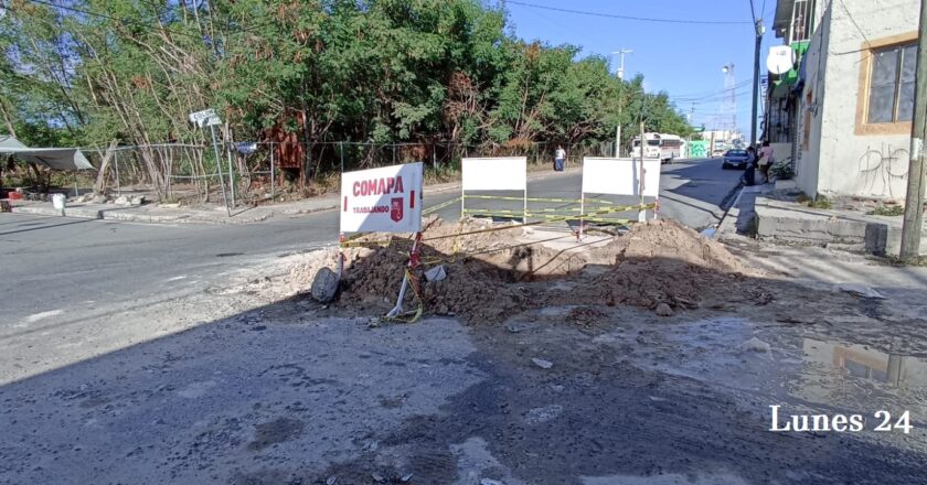 Repara COMAPA enorme fuga de agua