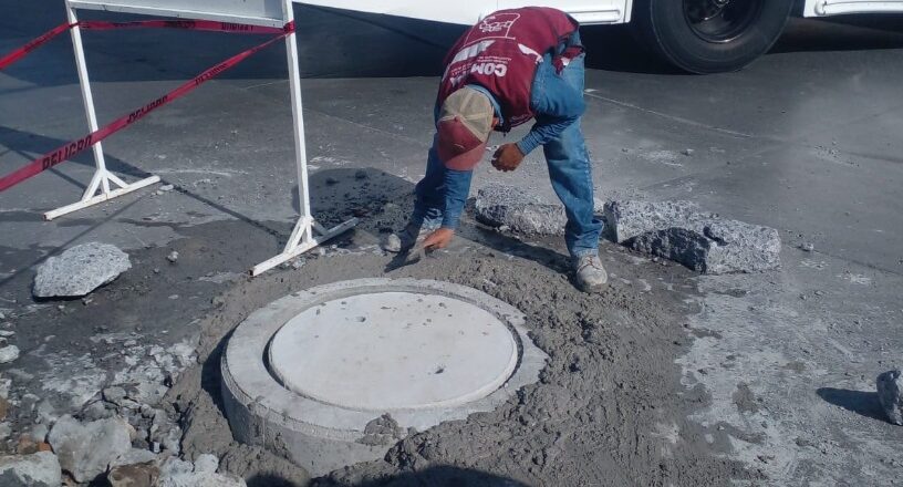 Instaló COMAPA 47 brocales durante el mes de julio