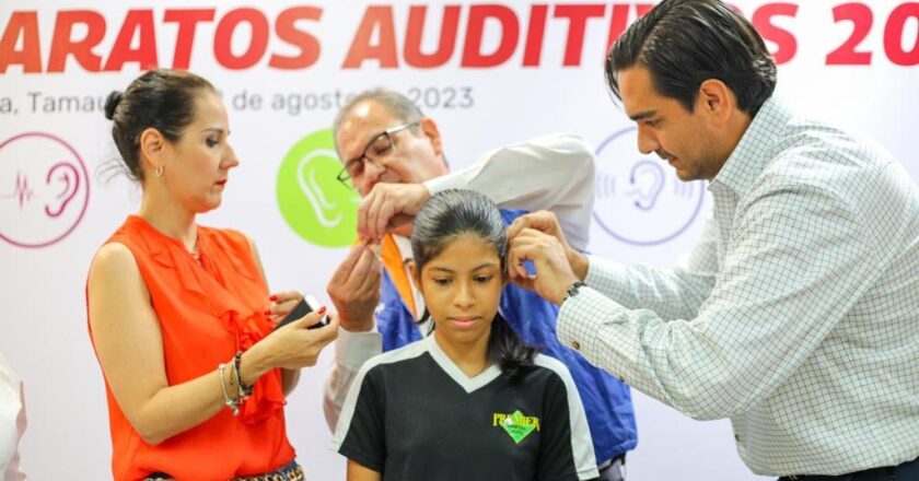 Apoyan en Reynosa a más de 200 pacientes con aparatos auditivos