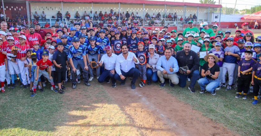 Celebraron Municipio y DIF Reynosa Clínica y Torneo de Beisbol Infantil