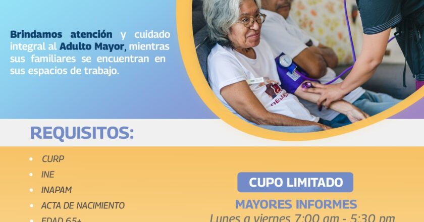 Cuenta Estancia del Adulto Mayor del DIF Reynosa con espacios