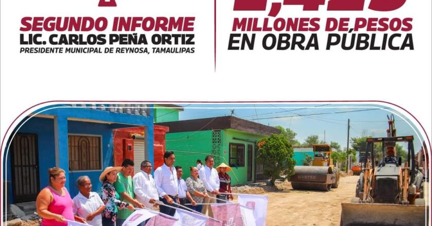 Presentó Carlos Peña Ortiz millonaria inversión en infraestructura durante segundo año de labores