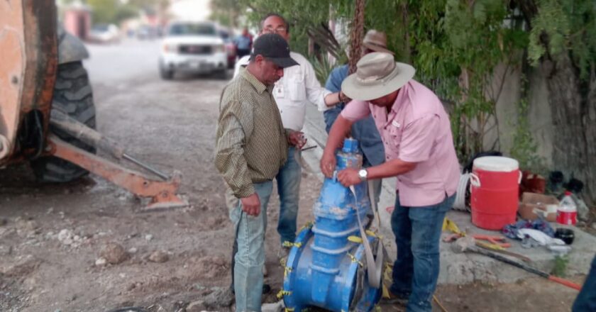 Realizan trabajos para mejorar suministro de agua