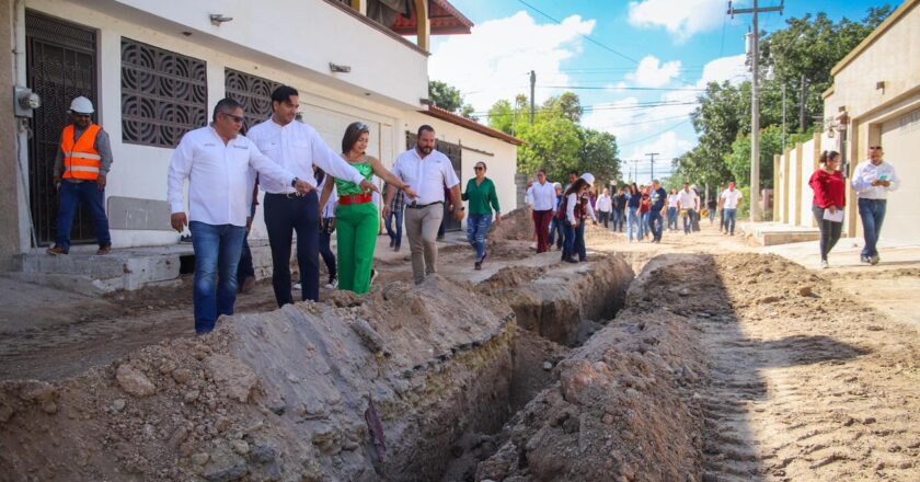 Recorrió Presidente Carlos Peña Ortiz obra junto a colonos