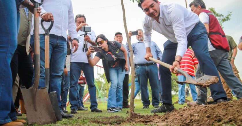 Promueve Alcalde Carlos Peña Ortiz reforestación de Reynosa