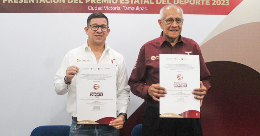 Presenta INDE Tamaulipas convocatoria del Premio Estatal del Deporte 2023