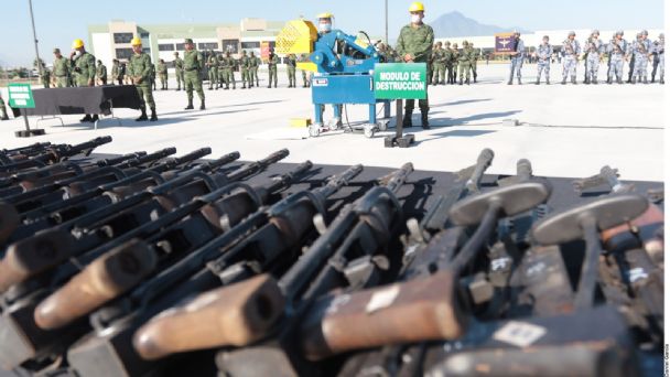 Destruirá SEDENA armamento incautado