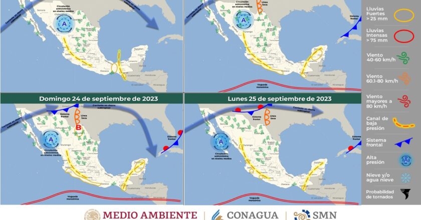 Afectará Tercer Frente Frío la próxima semana