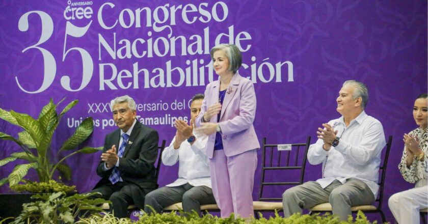 Gobernador y Presidenta del DIF Tamaulipas inauguraron el 35 Congreso de Rehabilitación