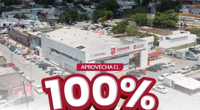 Invita COMAPA a aprovechar descuento del 100% en rezagos por adeudo