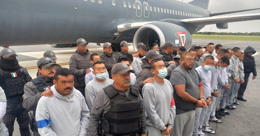 Desde Tamaulipas trasladan a 67 personas privadas de la libertad a CEFERESO