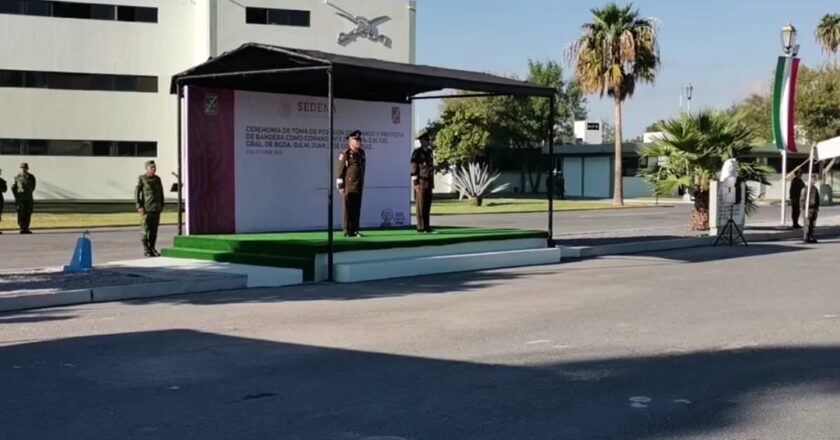 Ejecutan cambio de mandos en la 8va. Zona Militar