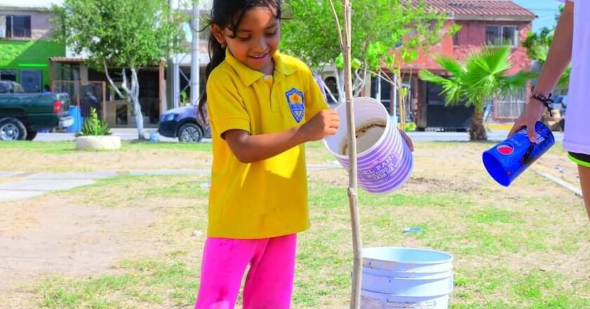 Niños y niñas principales promotores ecológicos en Reynosa