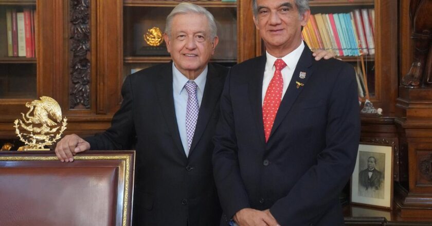 Se reúne el gobernador con el presidente Andrés Manuel López Obrador