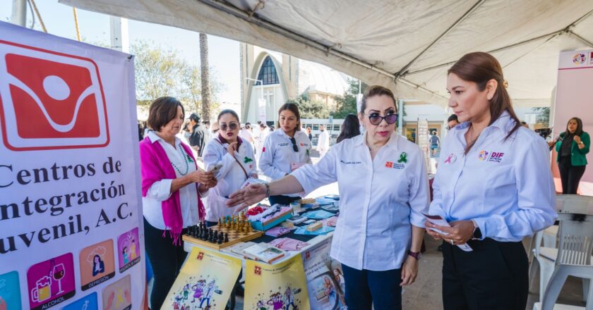 Participa DIF Reynosa en la Primera Feria de Salud Mental