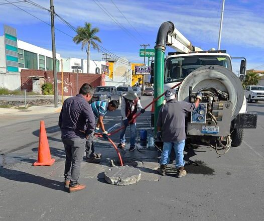 Efectuó COMAPA acciones de mantenimiento a la red sanitaria en Ampliación Rodríguez