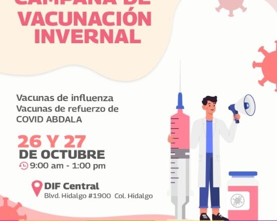 DIF Reynosa invita a jornadas de vacunación